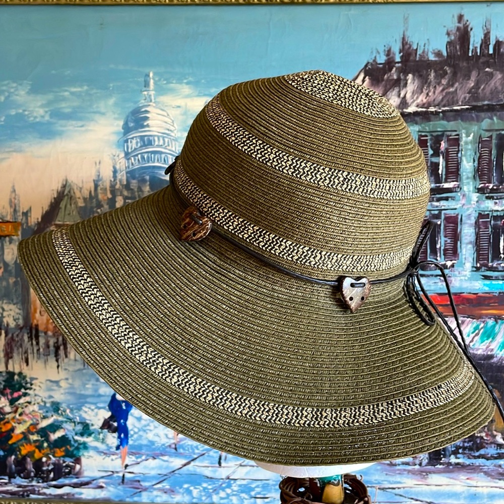 Cute Summer Large Brimmed Hat by Mr. Song Millenery
